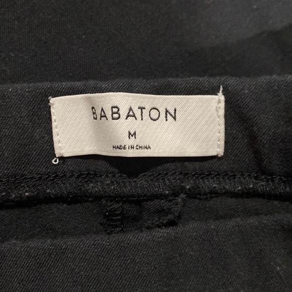 Babaton Aritzia Black Pull On Stretch Trouser Pants, Medium - Picture 3 of 5